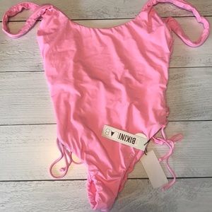 Pink bathing suit